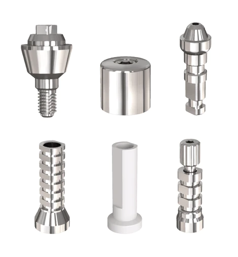 45° Angulated Abutment Multi Unit System – Titanium Grade 5 – Internal Hex 2.42mm – WholeDent MU-45